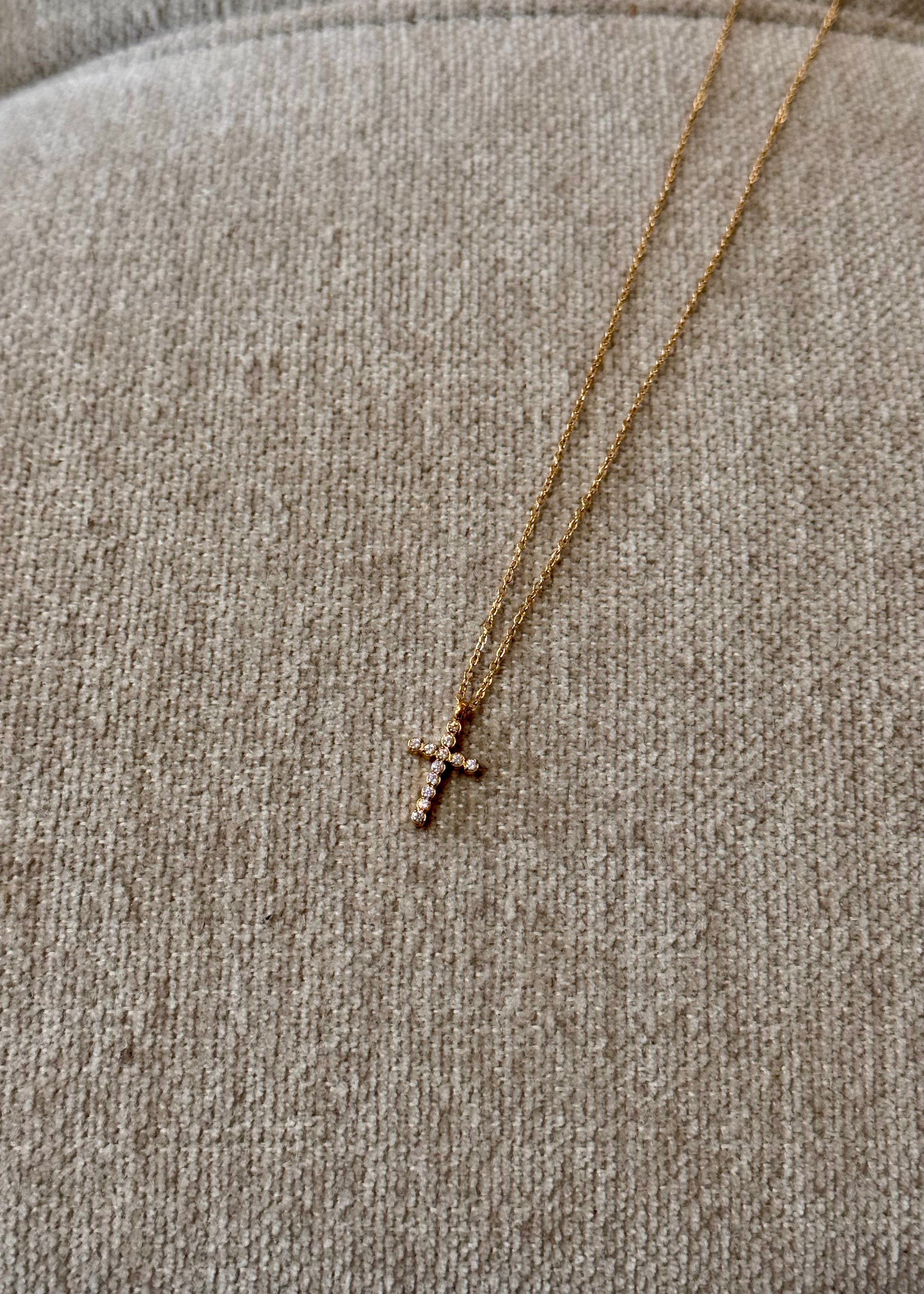 Diamond Cross Necklace